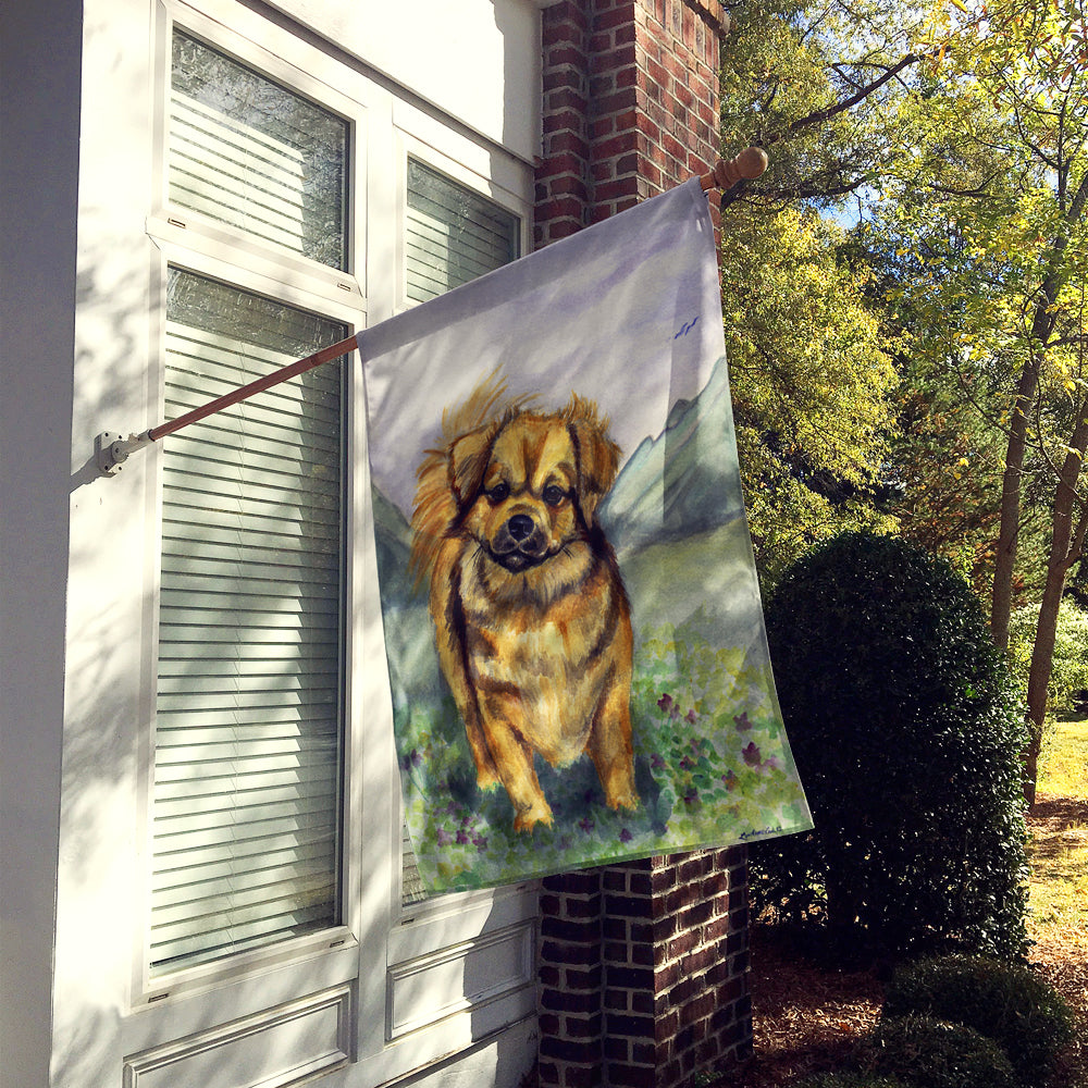 Caroline's Treasures Tibetan Spaniel Flag Canvas House Size