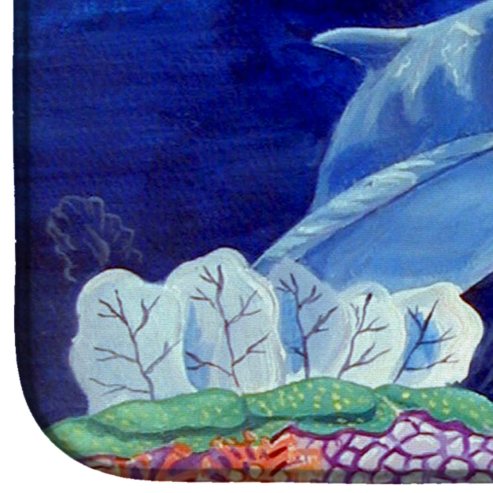Dolphin under the sea Dish Drying Mat 7080DDM  the-store.com.