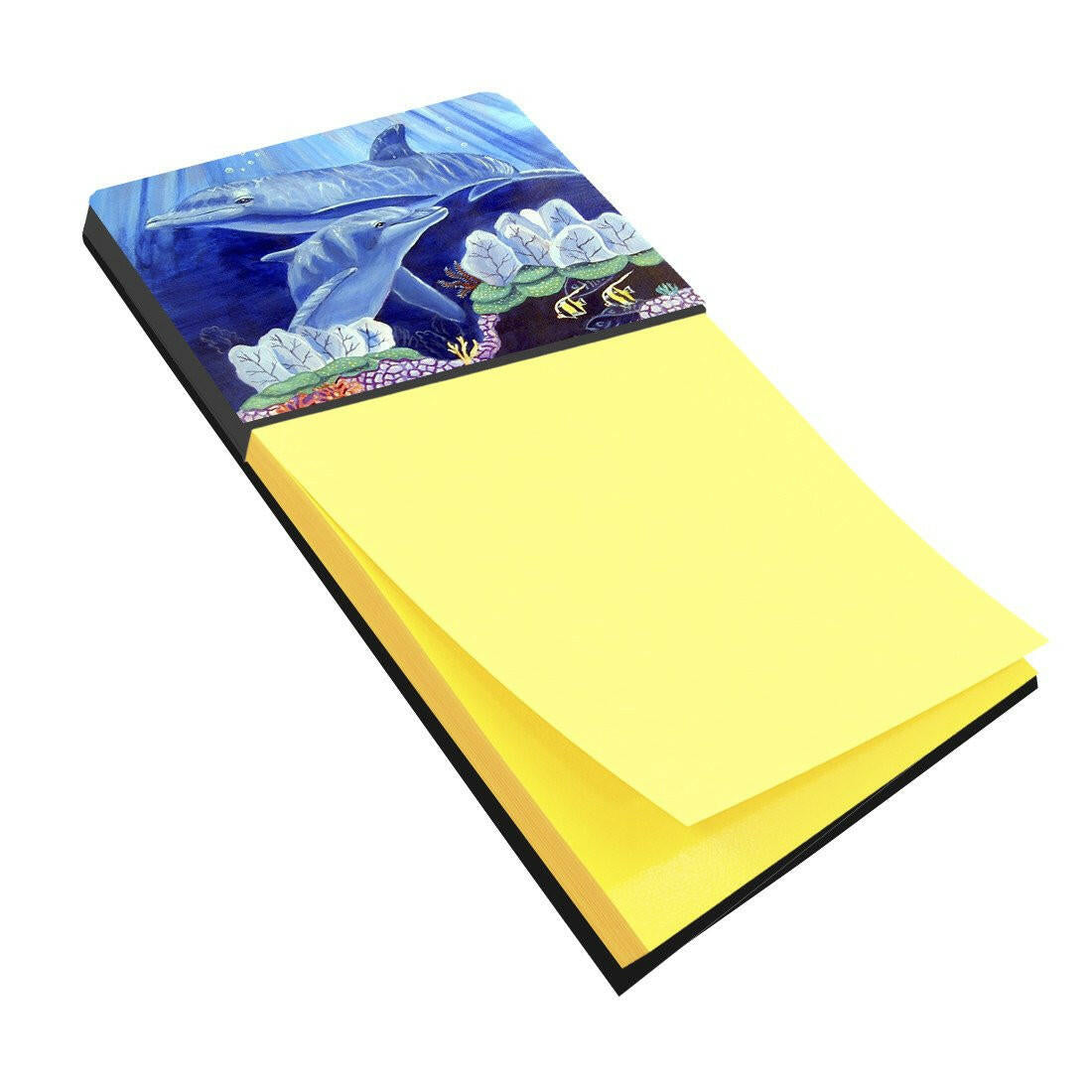 Dolphin under the sea Refiillable Sticky Note Holder or Postit Note Dispenser 7080SN by Caroline's Treasures