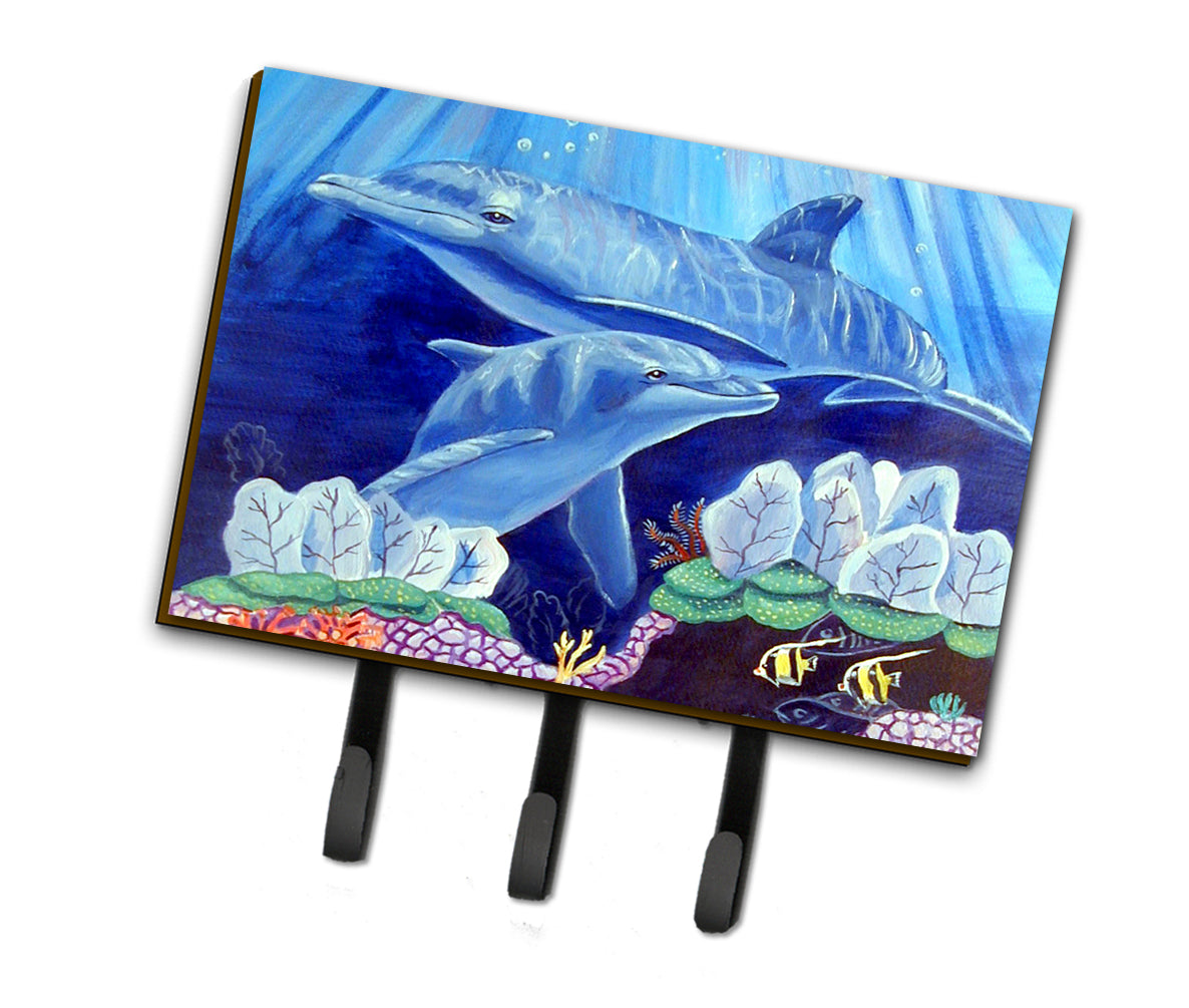 Dolphin under the sea Leash Holder or Key Hook