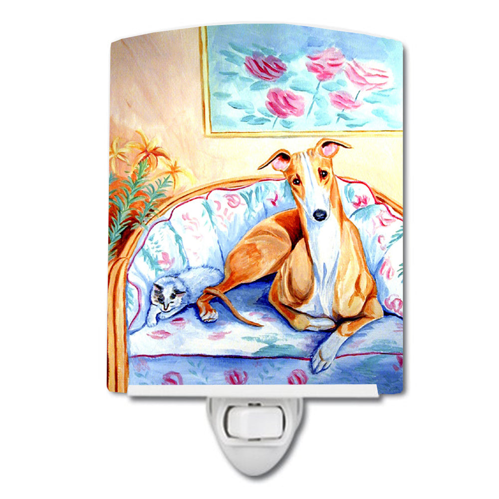 Whippet Waiting on you Ceramic Night Light 7081CNL - the-store.com