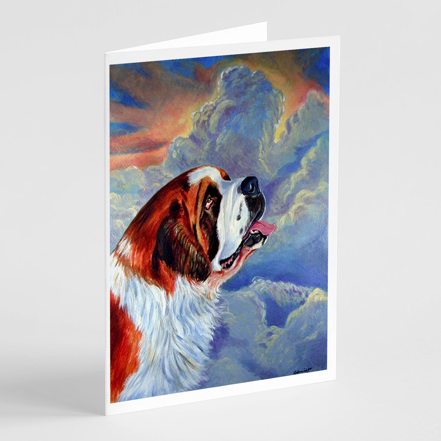 Buy this Saint Bernard Loyalty  Greeting Cards and Envelopes Pack of 8