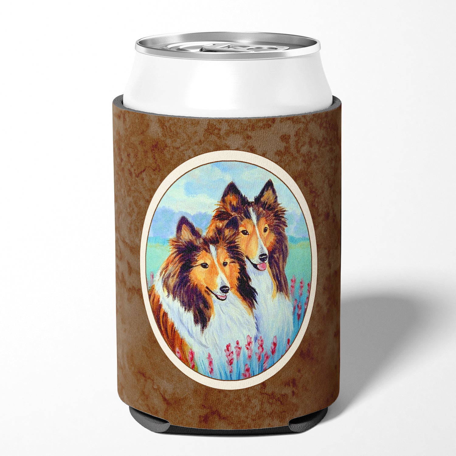 Sable Shelties Double Trouble Can or Bottle Hugger 7086CC