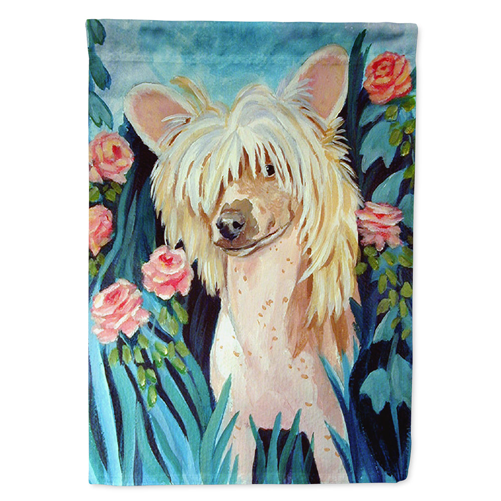Chinese Crested  Flag Canvas House Size