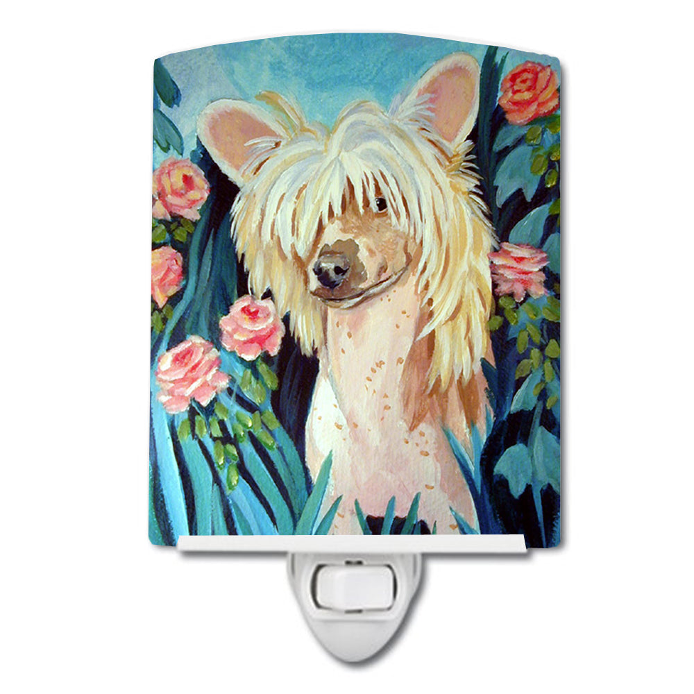 Chinese Crested Ceramic Night Light 7087CNL - the-store.com