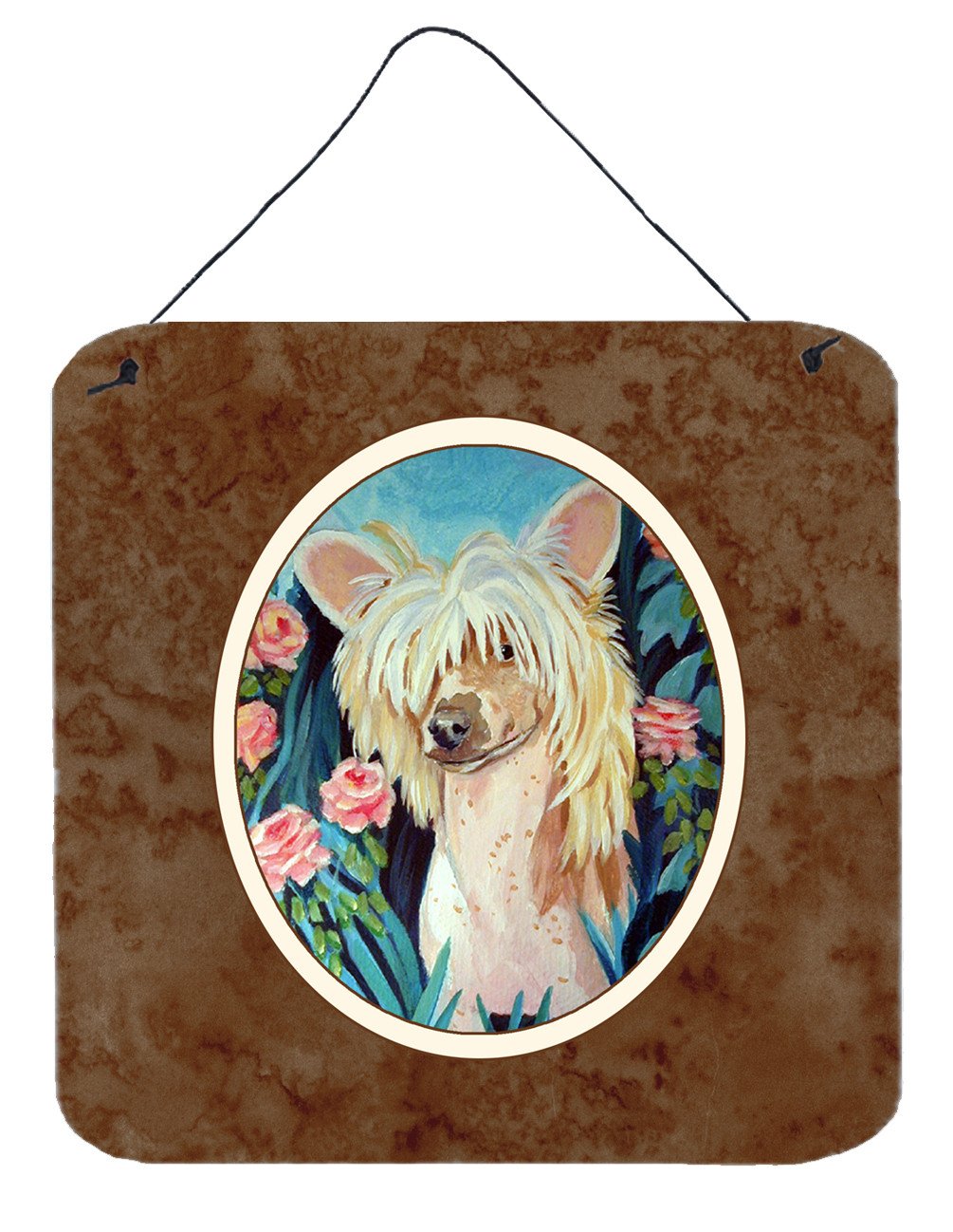 Chinese Crested Wall or Door Hanging Prints 7087DS66 by Caroline&#39;s Treasures