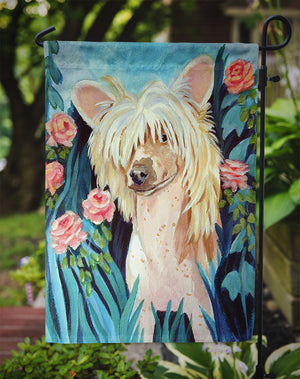 Chinese Crested  Flag Garden Size