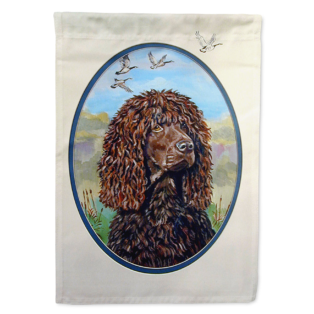 Irish Water Spaniel Flag Canvas House Size  the-store.com.