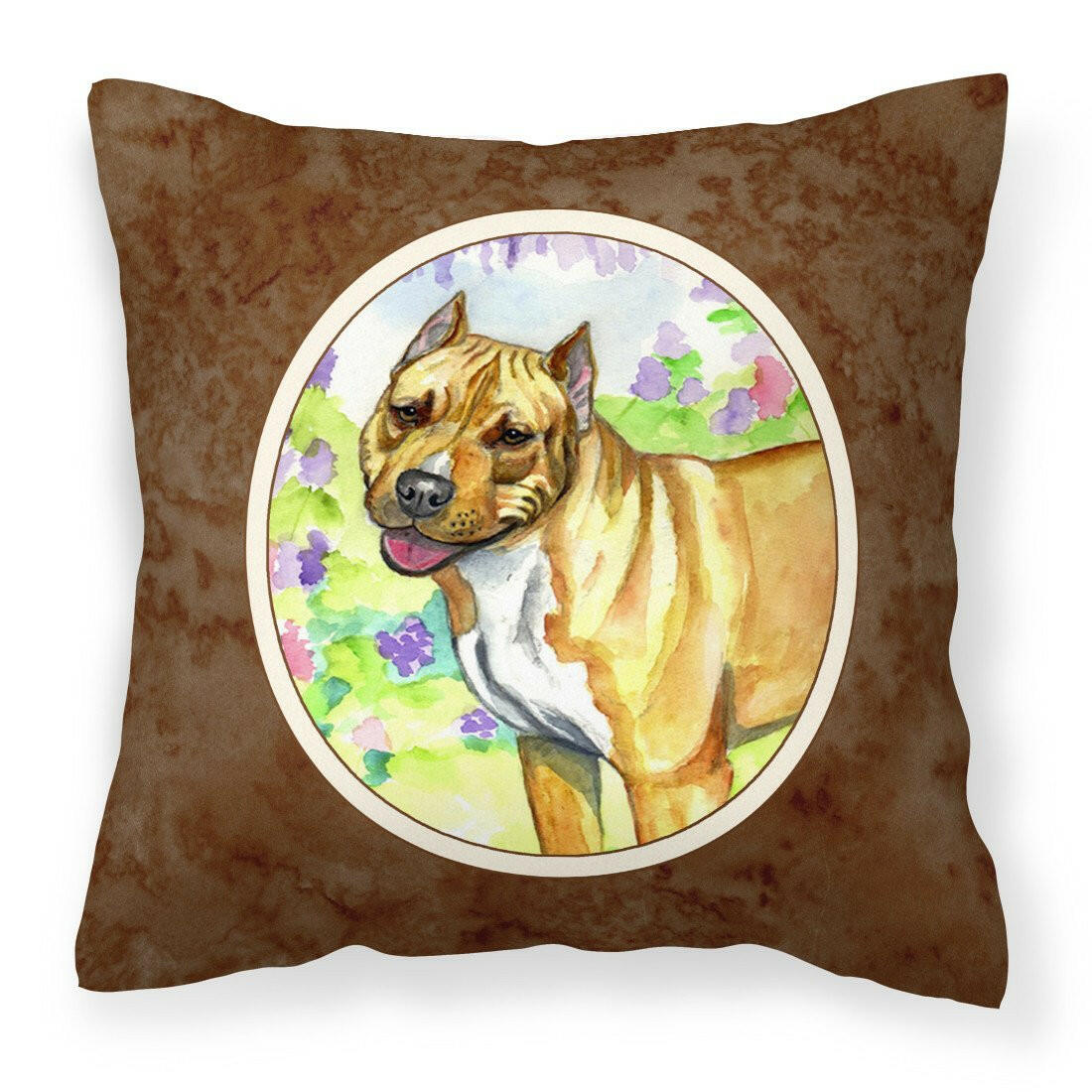 Pit Bull Fabric Decorative Pillow 7093PW1414 - the-store.com