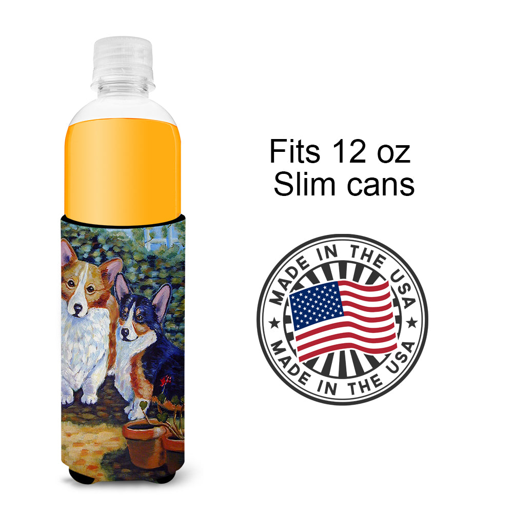 Cardigan and Pembroke Corgi Ultra Beverage Insulators for slim cans 7094MUK.