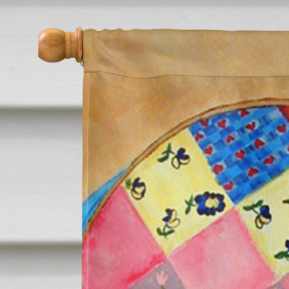 Petit Basset Griffon Vendeen PBGV Flag Canvas House Size