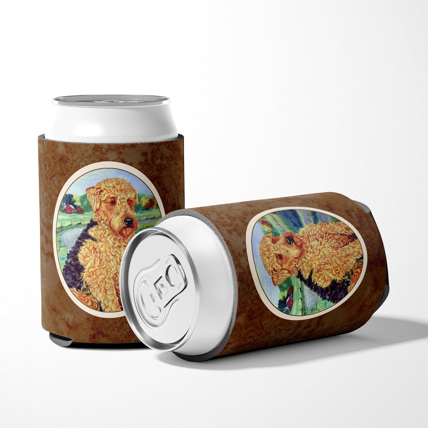 Airedale Terrier Can or Bottle Hugger 7096CC