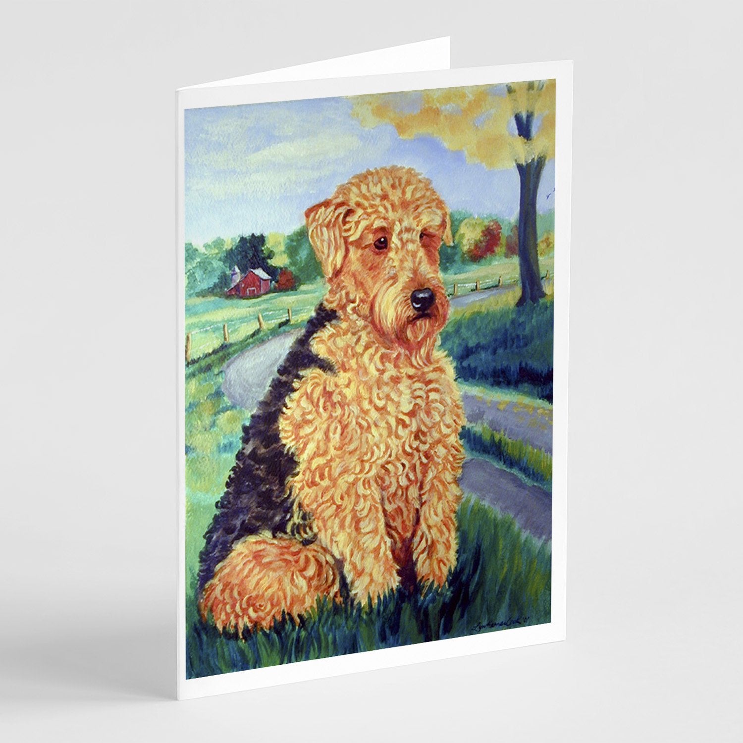Buy this Airedale Terrier  Greeting Cards and Envelopes Pack of 8