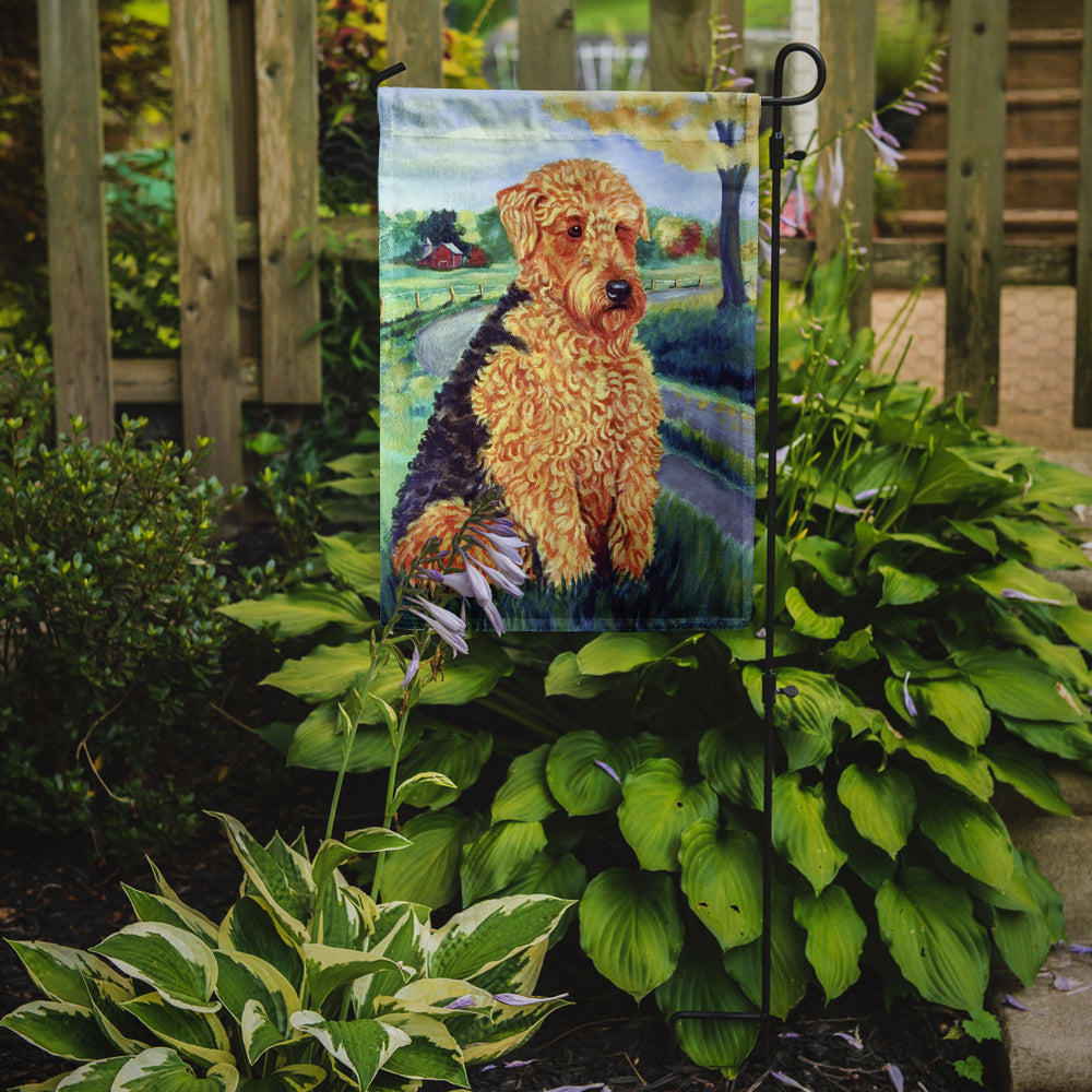 Caroline's Treasures AiredaleTerrier Garden Flag – Decorative Outdoor Yard Flag