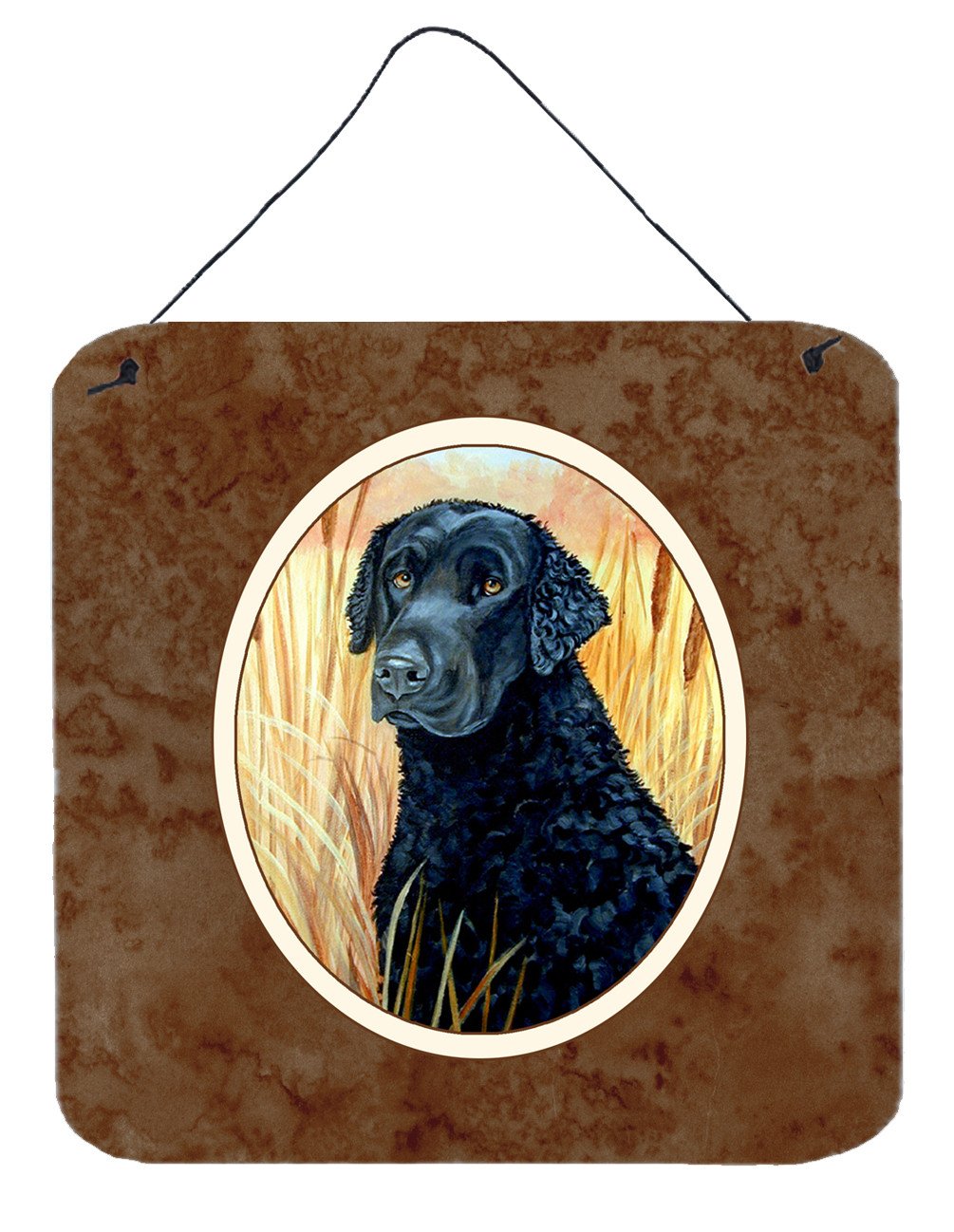 Curly Coated Retriever Wall or Door Hanging Prints 7097DS66 by Caroline&#39;s Treasures