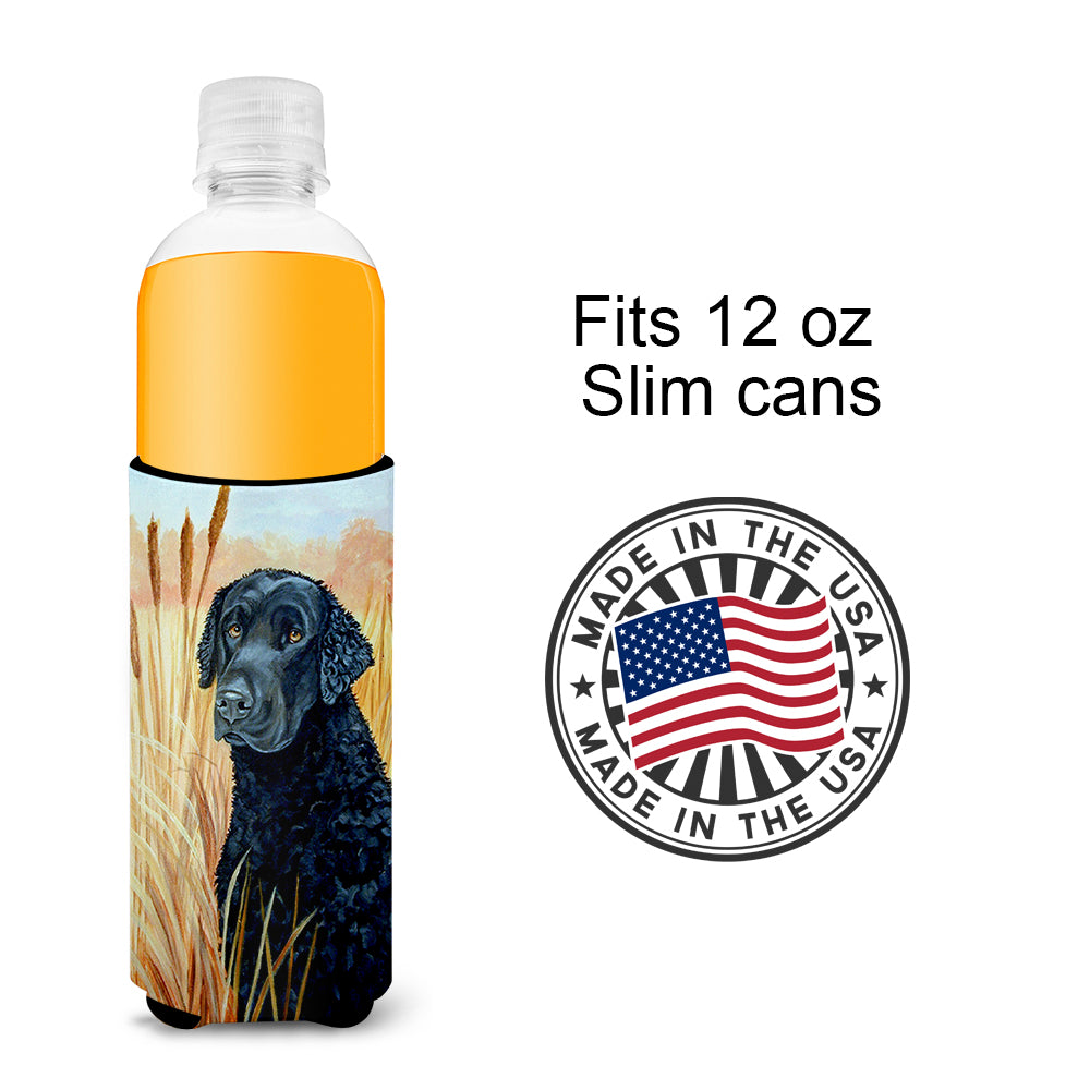 Curly Coated Retriever Ultra Beverage Insulators for slim cans 7097MUK