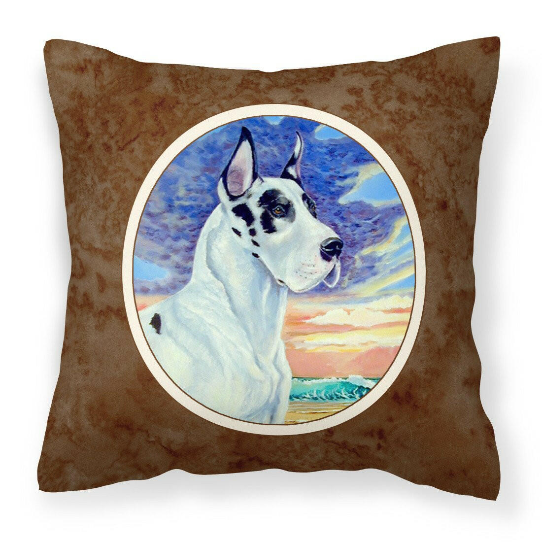 Harelquin Great Dane Fabric Decorative Pillow 7098PW1414 - the-store.com