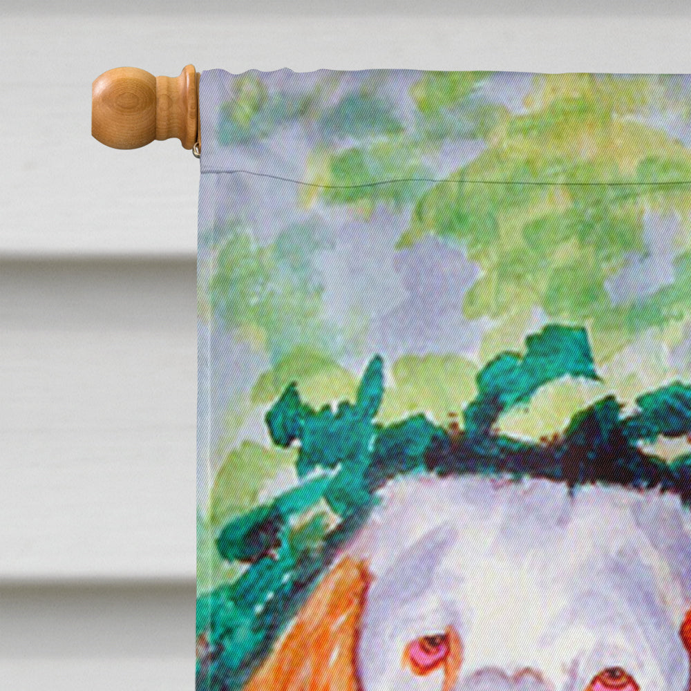 Clumber Spaniel Flag Canvas House Size  the-store.com.