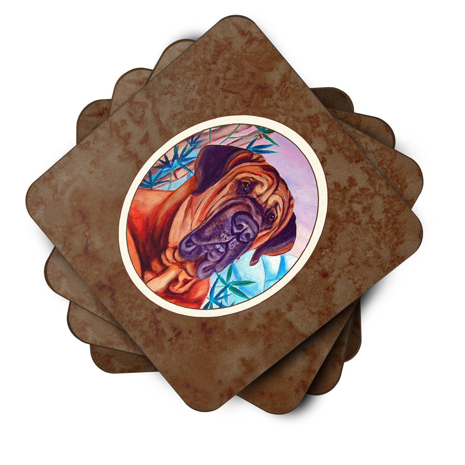 Caroline's Treasures Tosa Inu Foam Coaster 7116FC