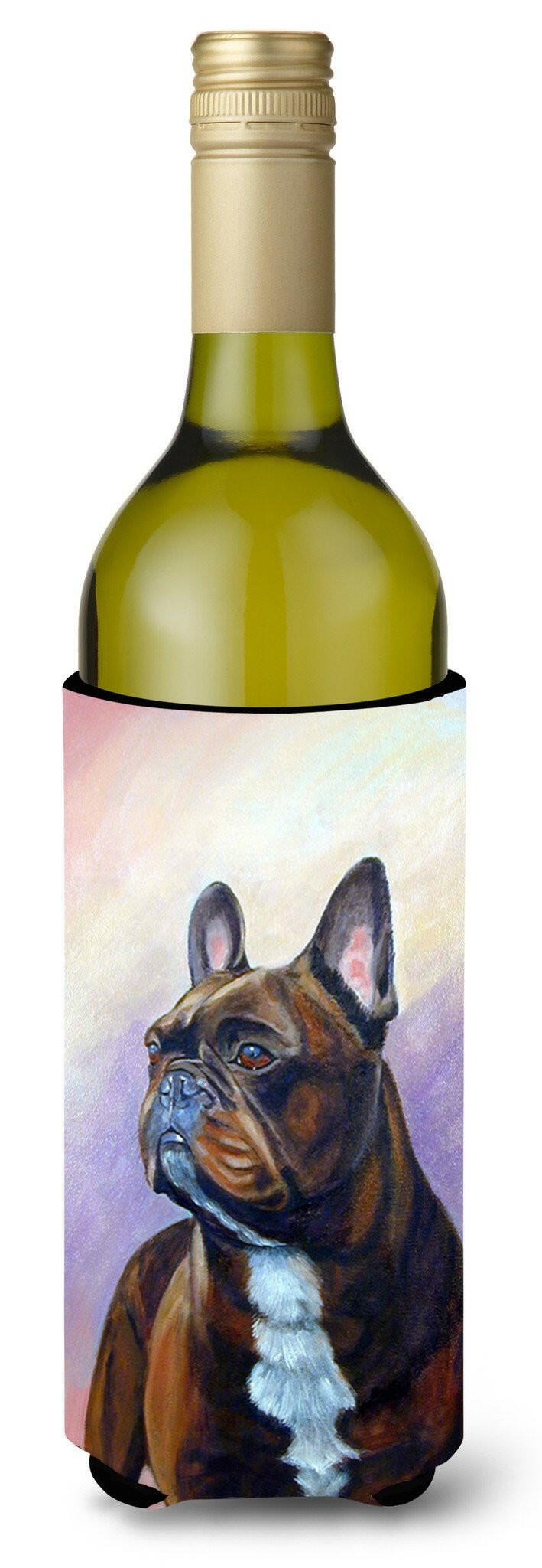 French Bulldog Wine Bottle Beverage Insulator Beverage Insulator Hugger by Caroline&#39;s Treasures