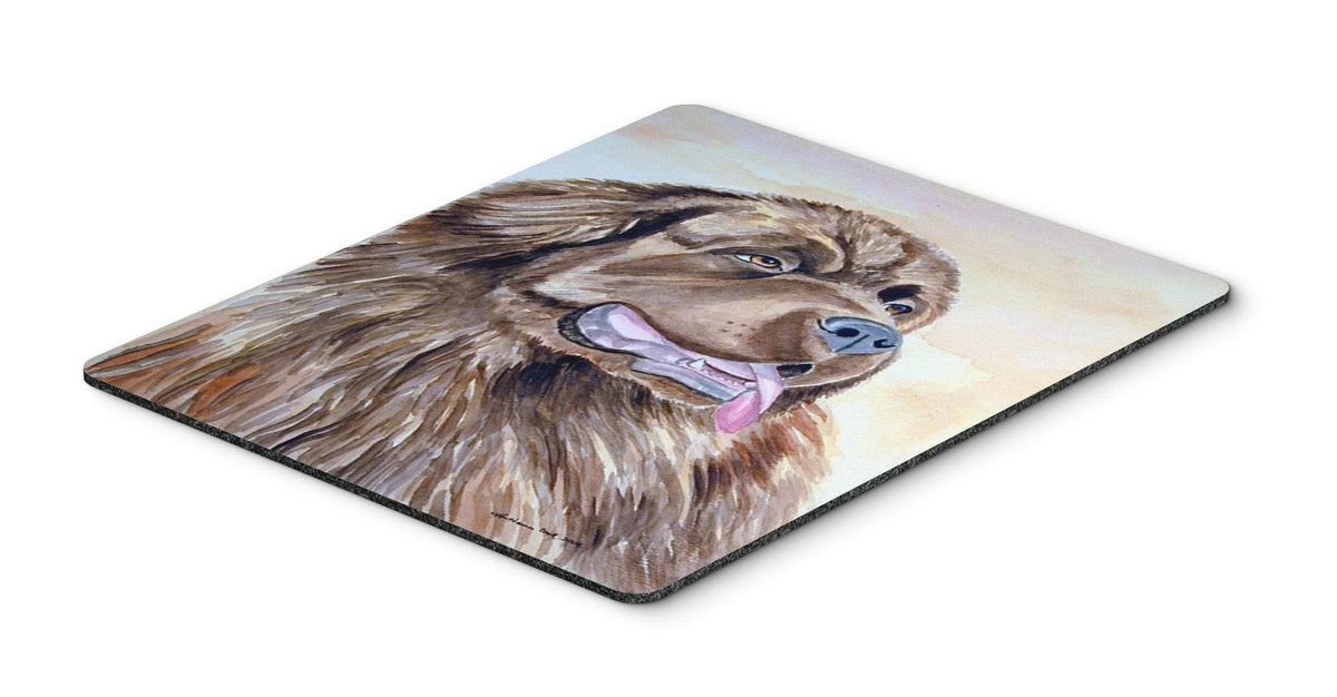 Chocolate Brown Newfie Newfoundland Mouse Pad / Hot Pad / Trivet by Caroline&#39;s Treasures