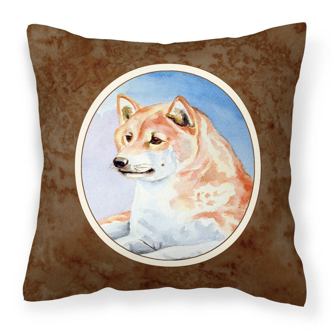 Shiba Inu Fabric Decorative Pillow 7135PW1414 - the-store.com