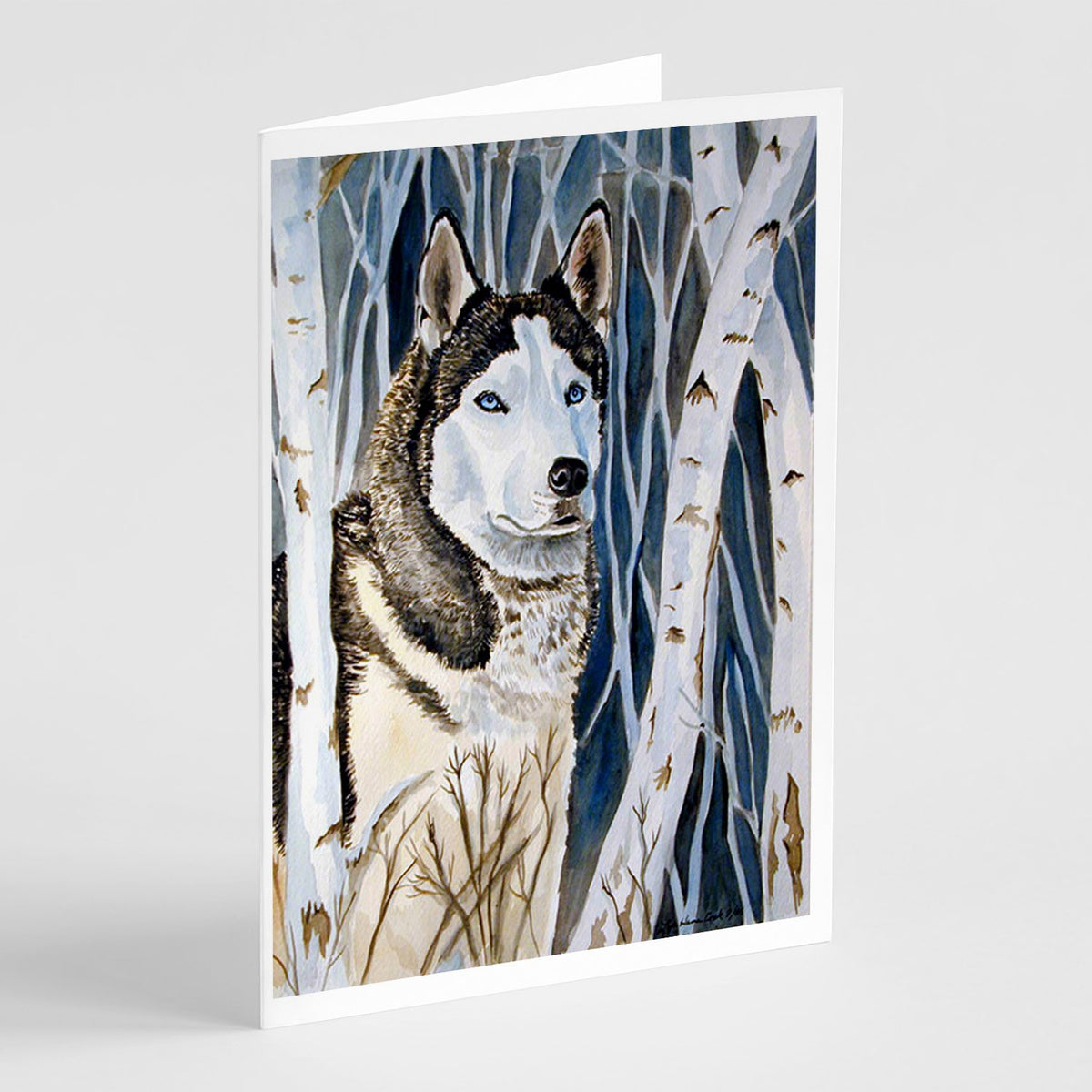 Buy this Siberian Husky  Greeting Cards and Envelopes Pack of 8