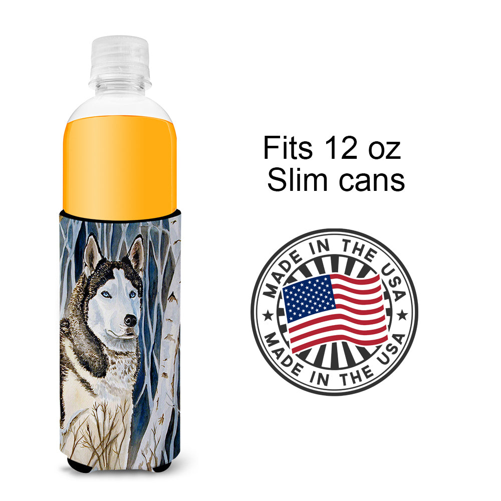 Siberian Husky Ultra Beverage Insulators for slim cans 7137MUK.