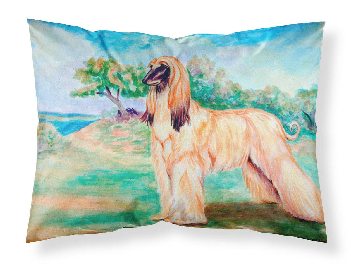 Afghan Hound Moisture wicking Fabric standard pillowcase by Caroline&#39;s Treasures