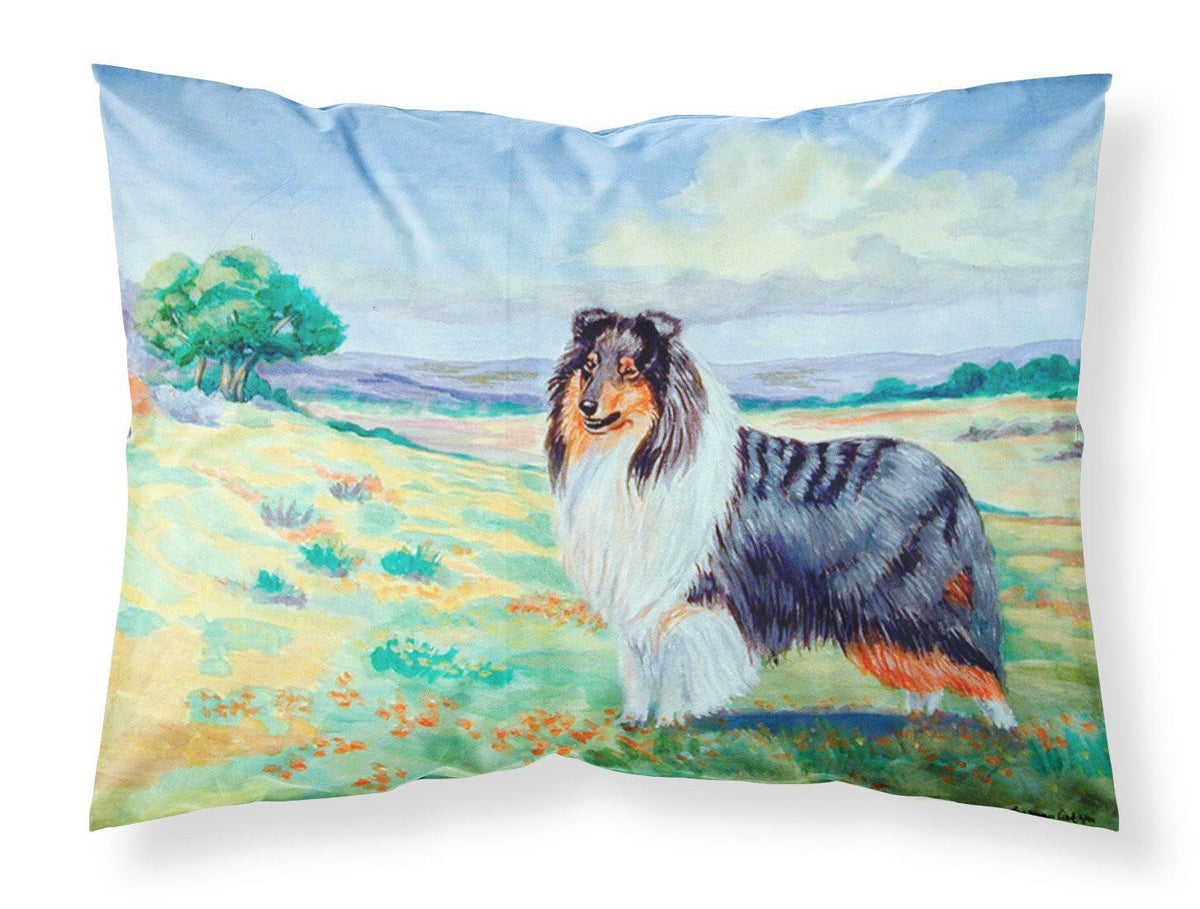 Collie Moisture wicking Fabric standard pillowcase by Caroline&#39;s Treasures