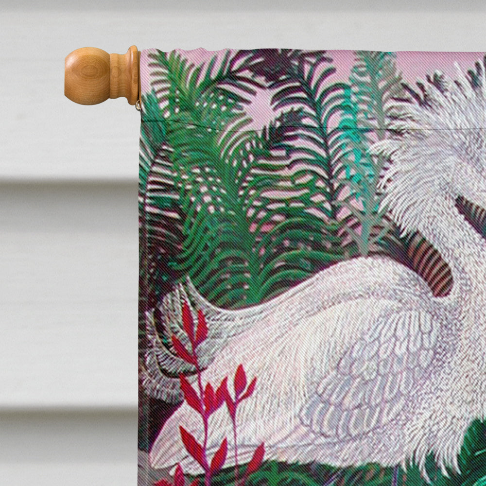 Bird - Egret Flag Canvas House Size