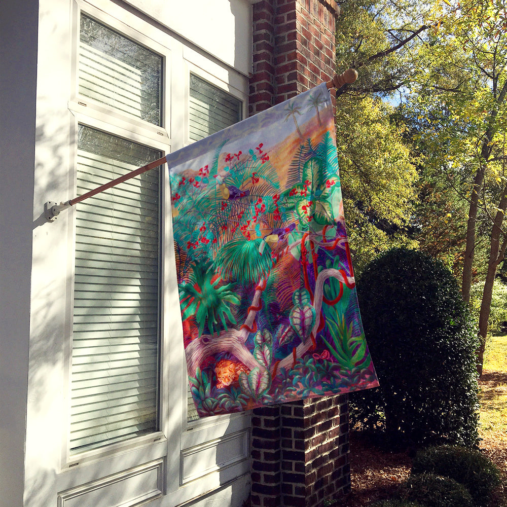 Caroline's Treasures Bird - Toucan Flag Canvas House Size