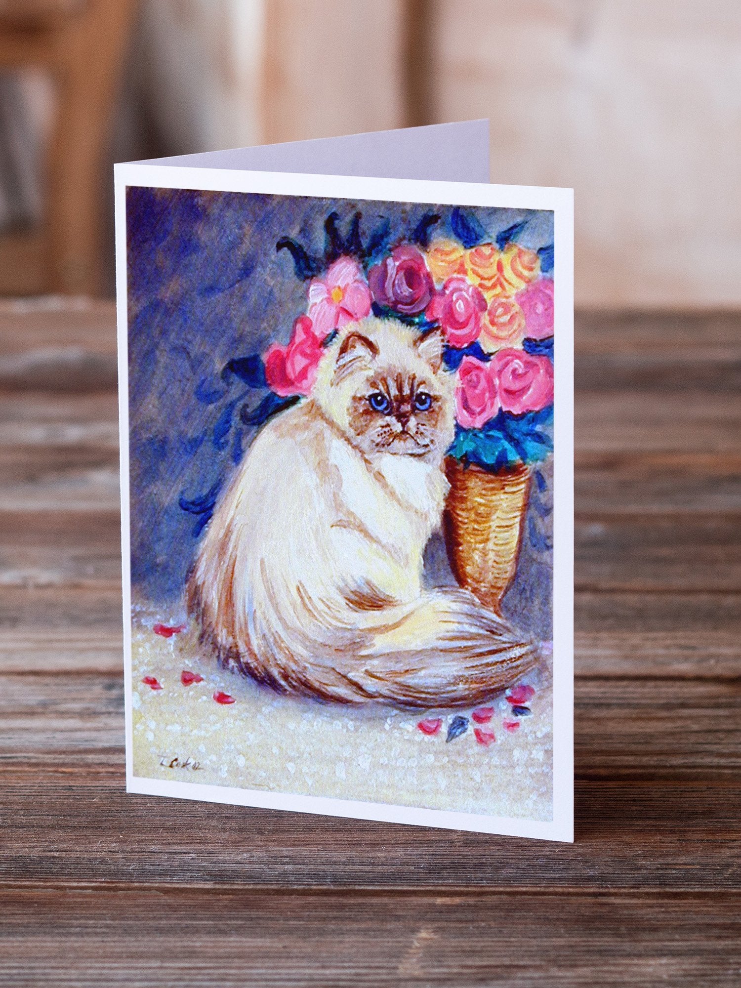Persian Cat  Greeting Cards and Envelopes Pack of 8 - the-store.com
