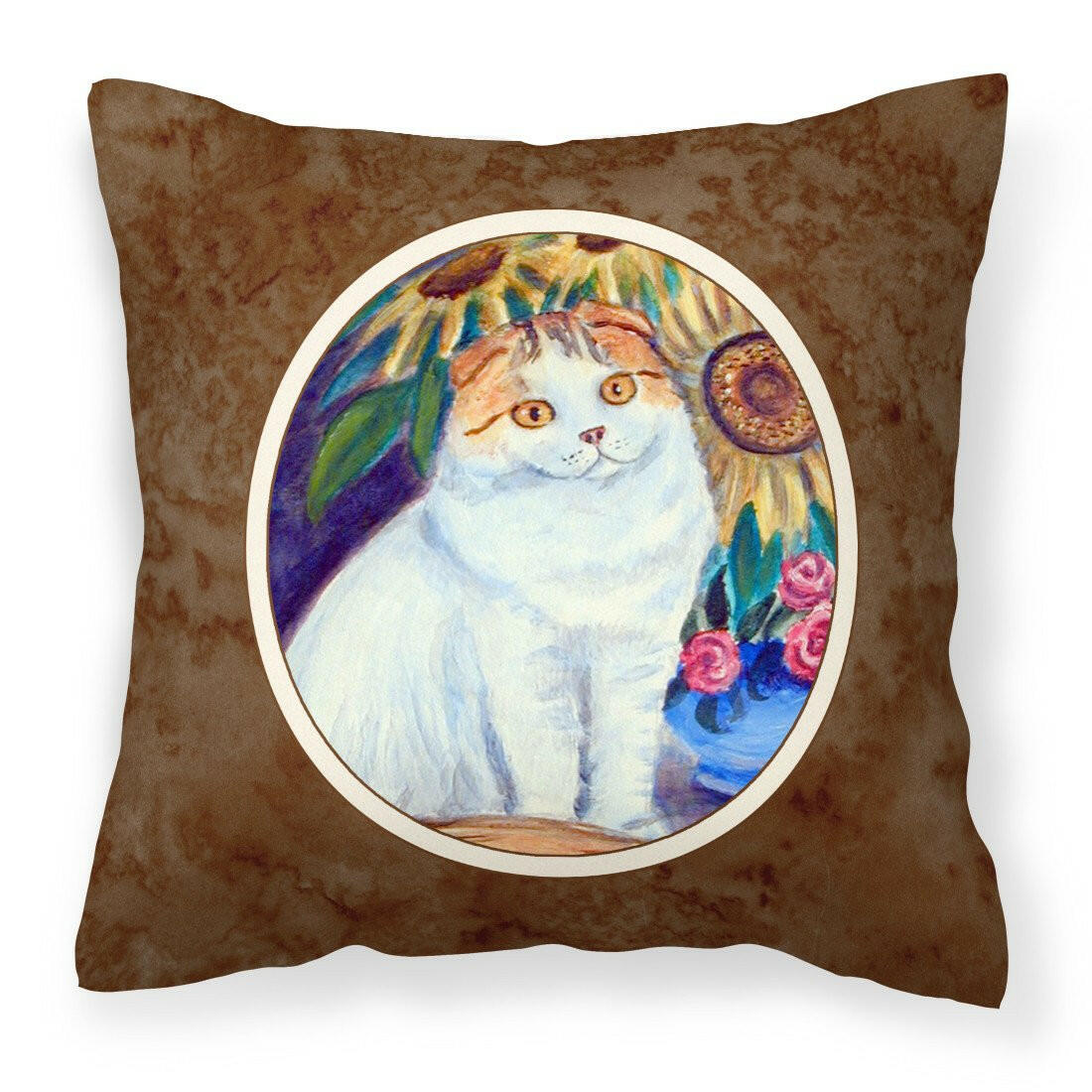 Cat Fabric Decorative Pillow 7153PW1414 - the-store.com