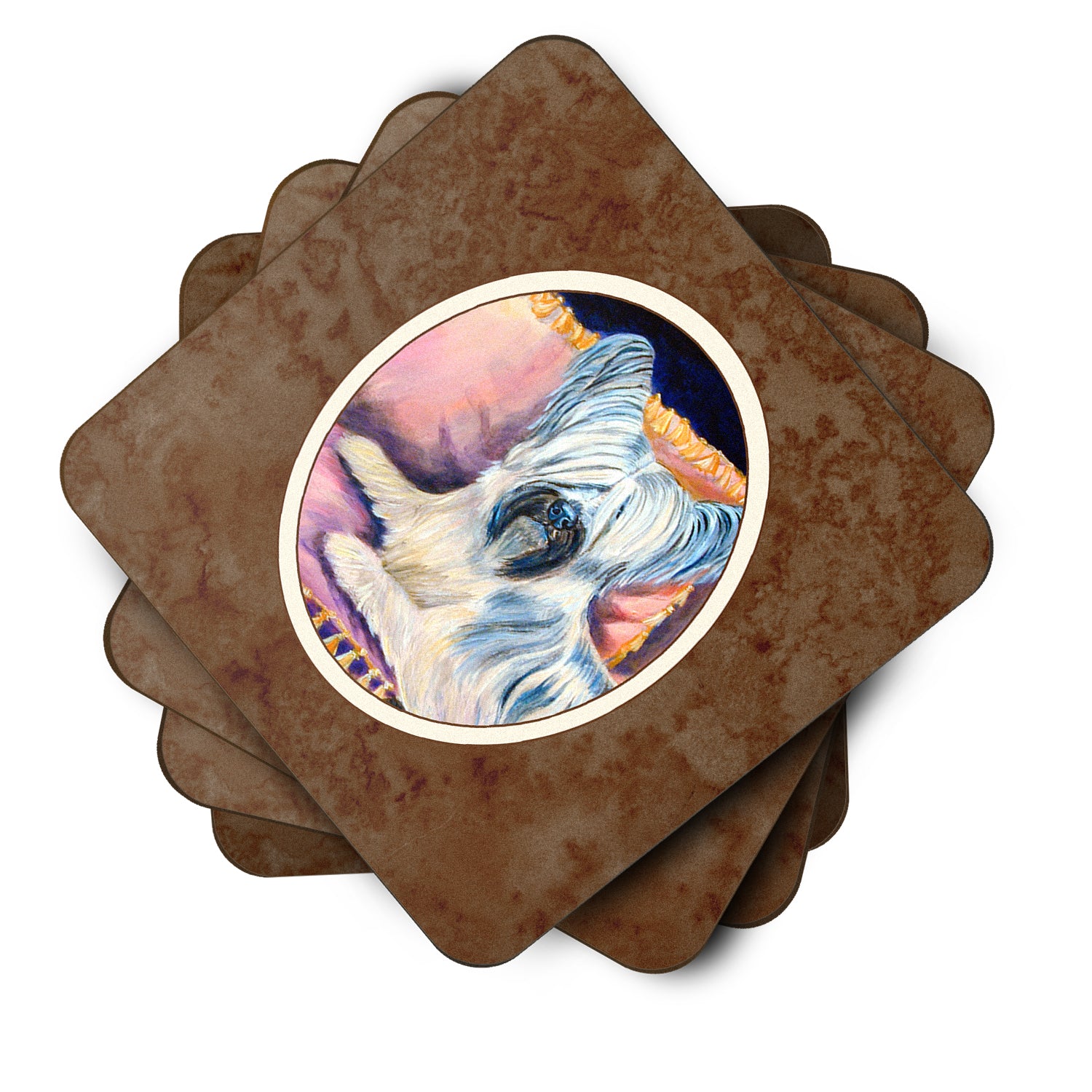 Caroline's Treasures Skye Terrier Foam Coaster 7154FC