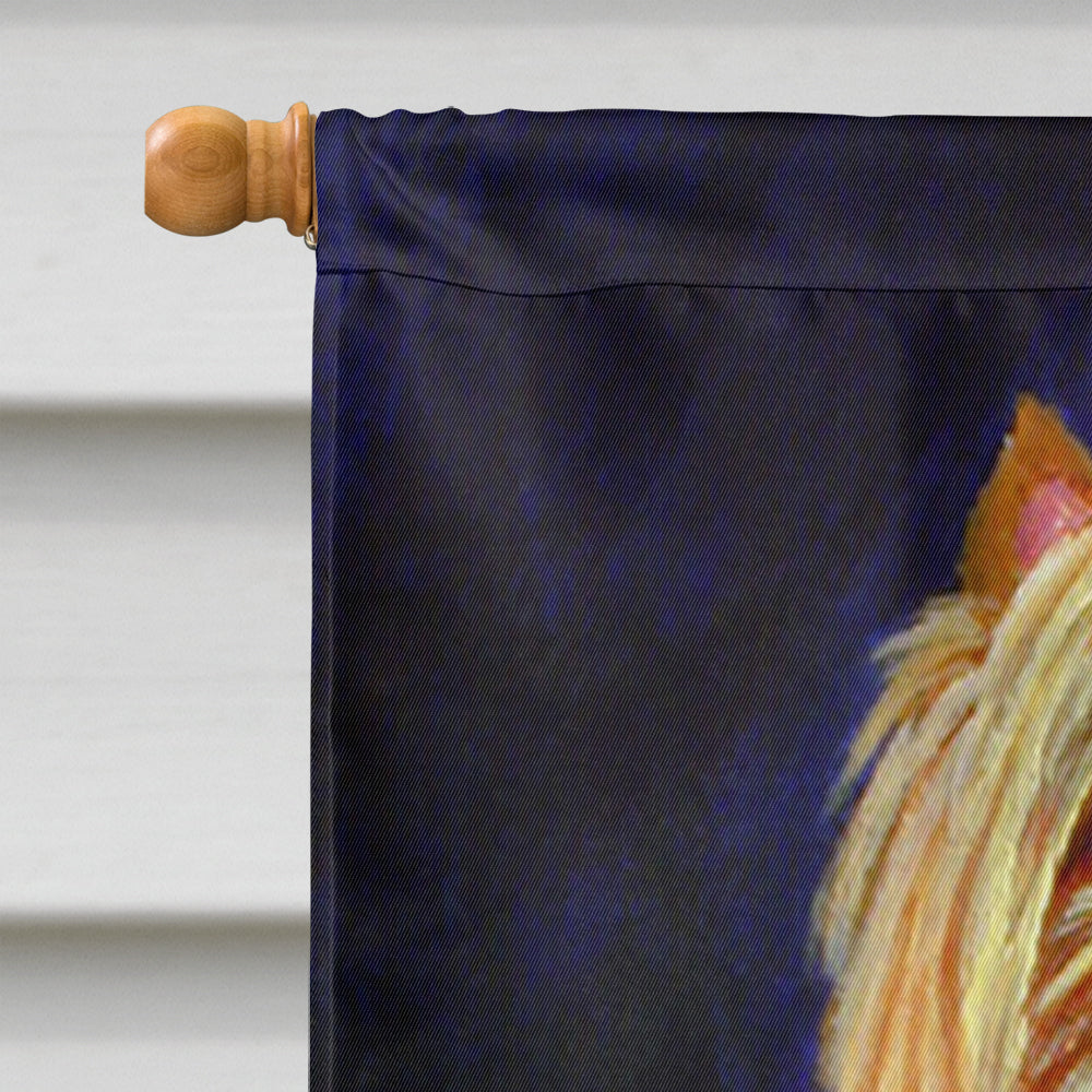Yorkie Flag Canvas House Size  the-store.com.