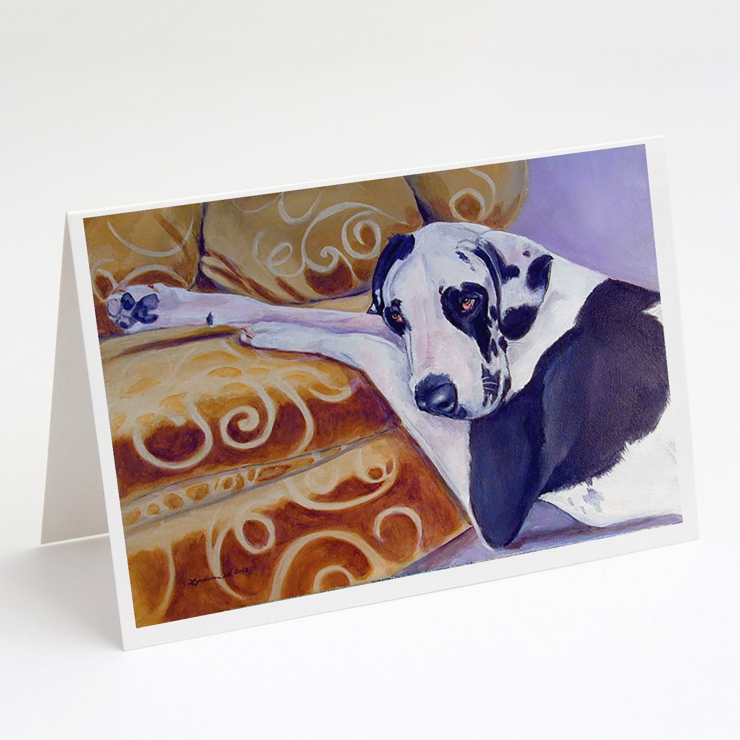 Buy this Harlequin Natural Great Dane Greeting Cards and Envelopes Pack of 8