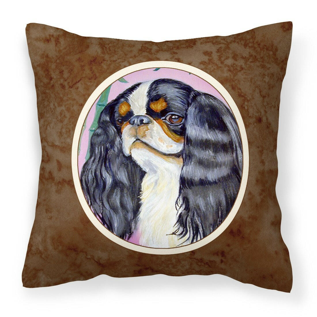 English Toy Spaniel Fabric Decorative Pillow 7170PW1414 - the-store.com