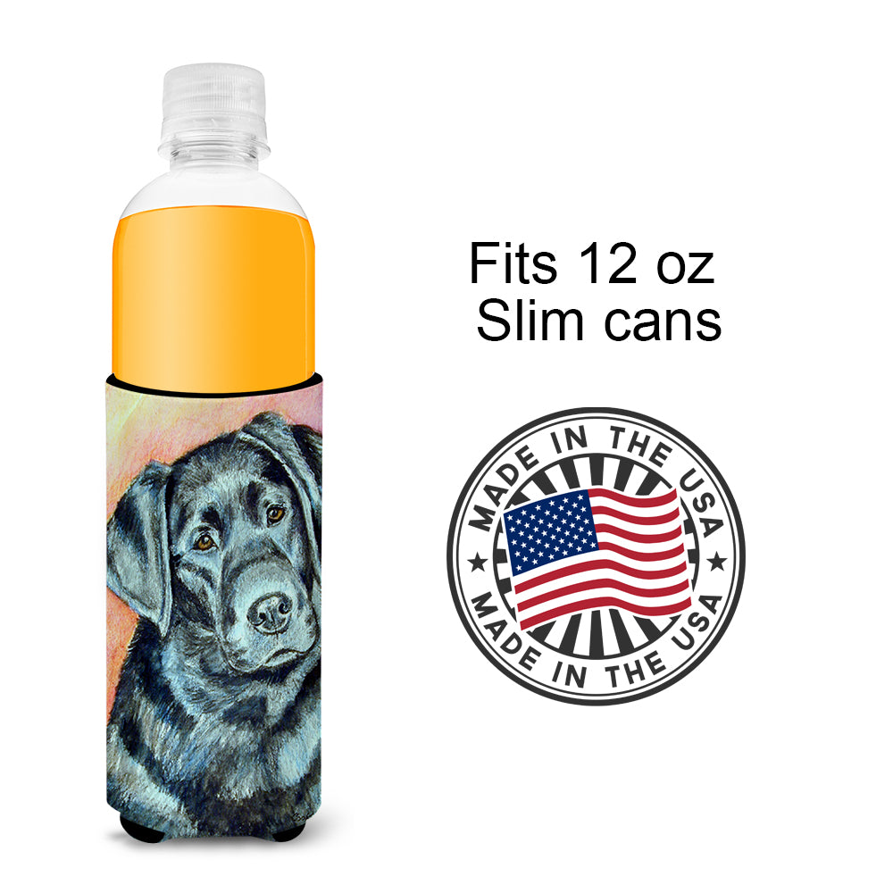 Black Labrador Ultra Beverage Insulators for slim cans 7177MUK.