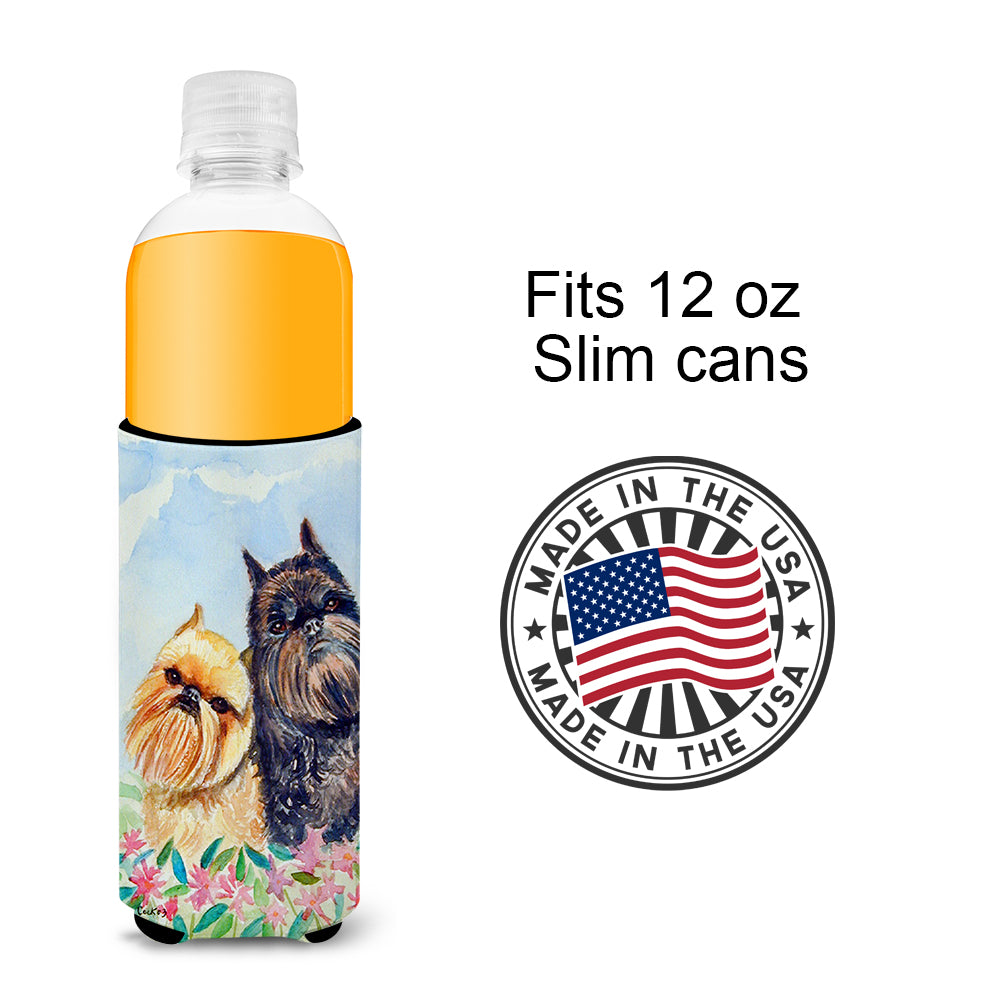 Brussels Griffon Ultra Beverage Insulators for slim cans 7179MUK.