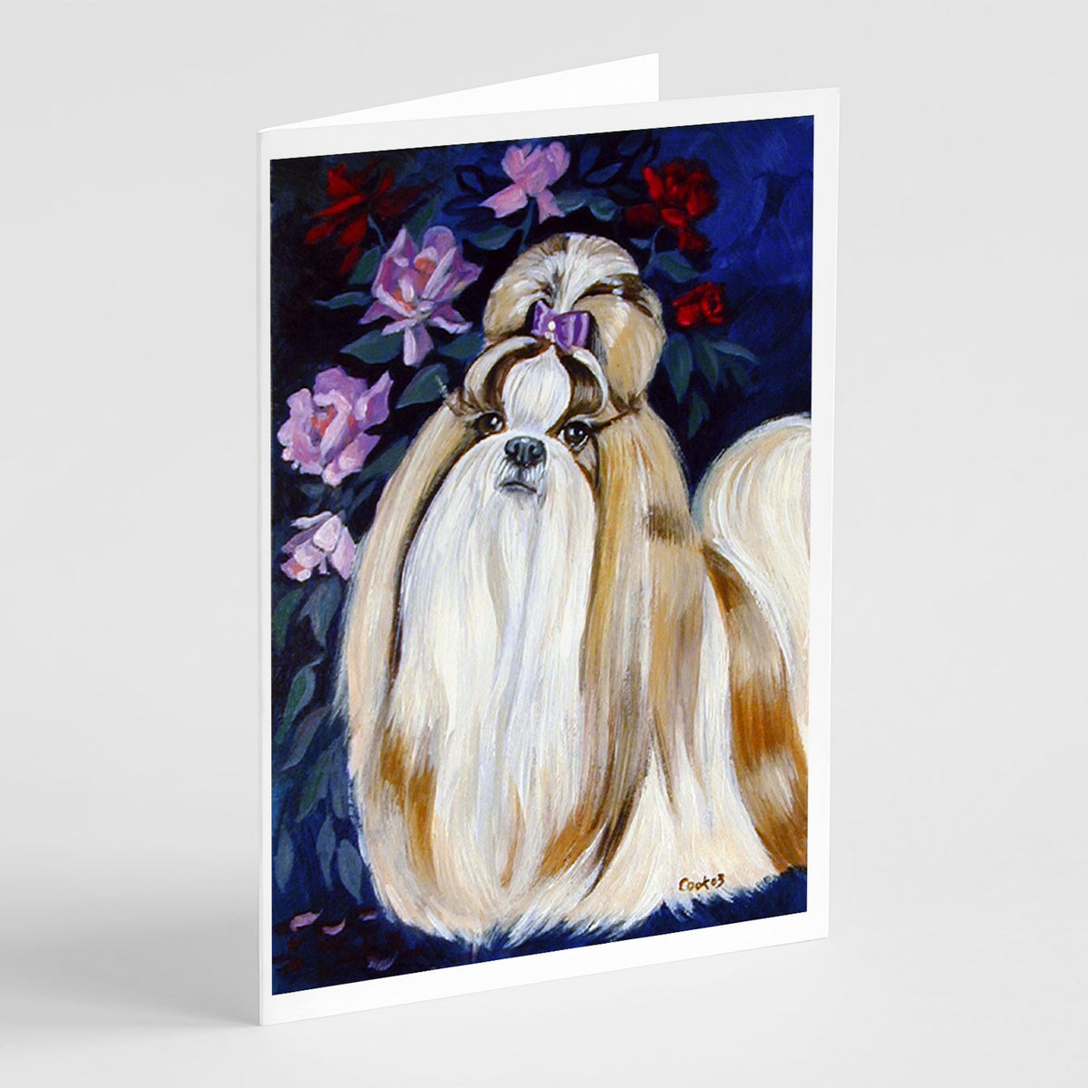 Buy this Shih Tzu  Greeting Cards and Envelopes Pack of 8