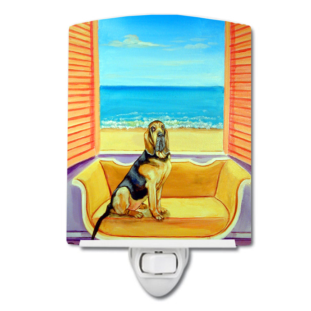 Bloodhound Couch Sitting Ceramic Night Light 7191CNL - the-store.com