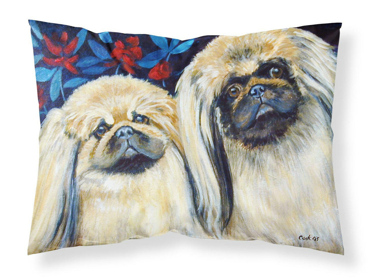 What a pair of Pekingese Moisture wicking Fabric standard pillowcase by Caroline&#39;s Treasures