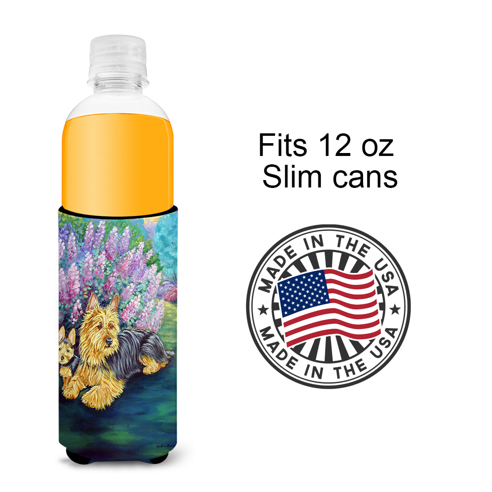 Australian Terrier and Puppy Ultra Beverage Insulators for slim cans 7209MUK.