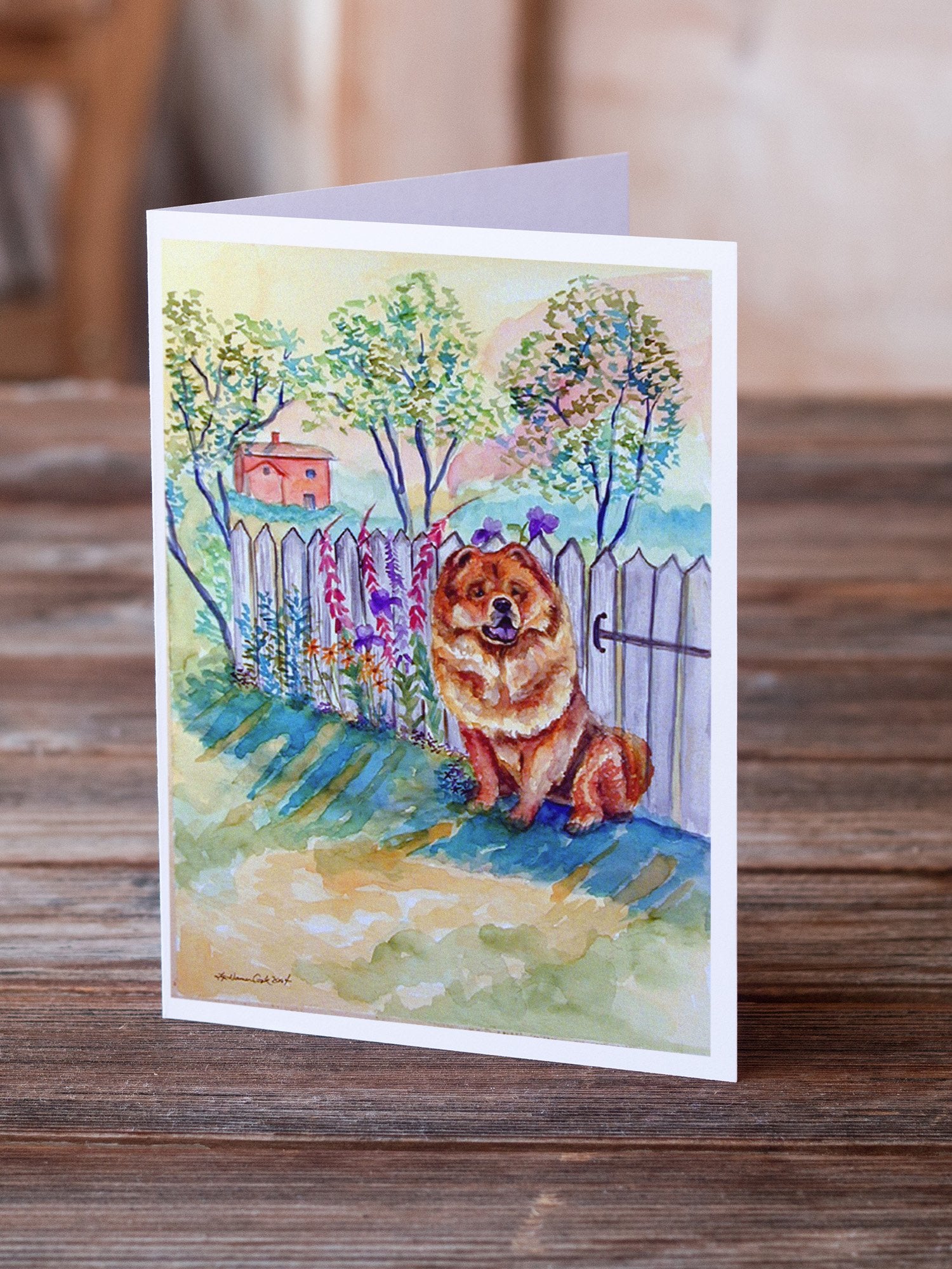 Chow Chow  Greeting Cards and Envelopes Pack of 8 - the-store.com