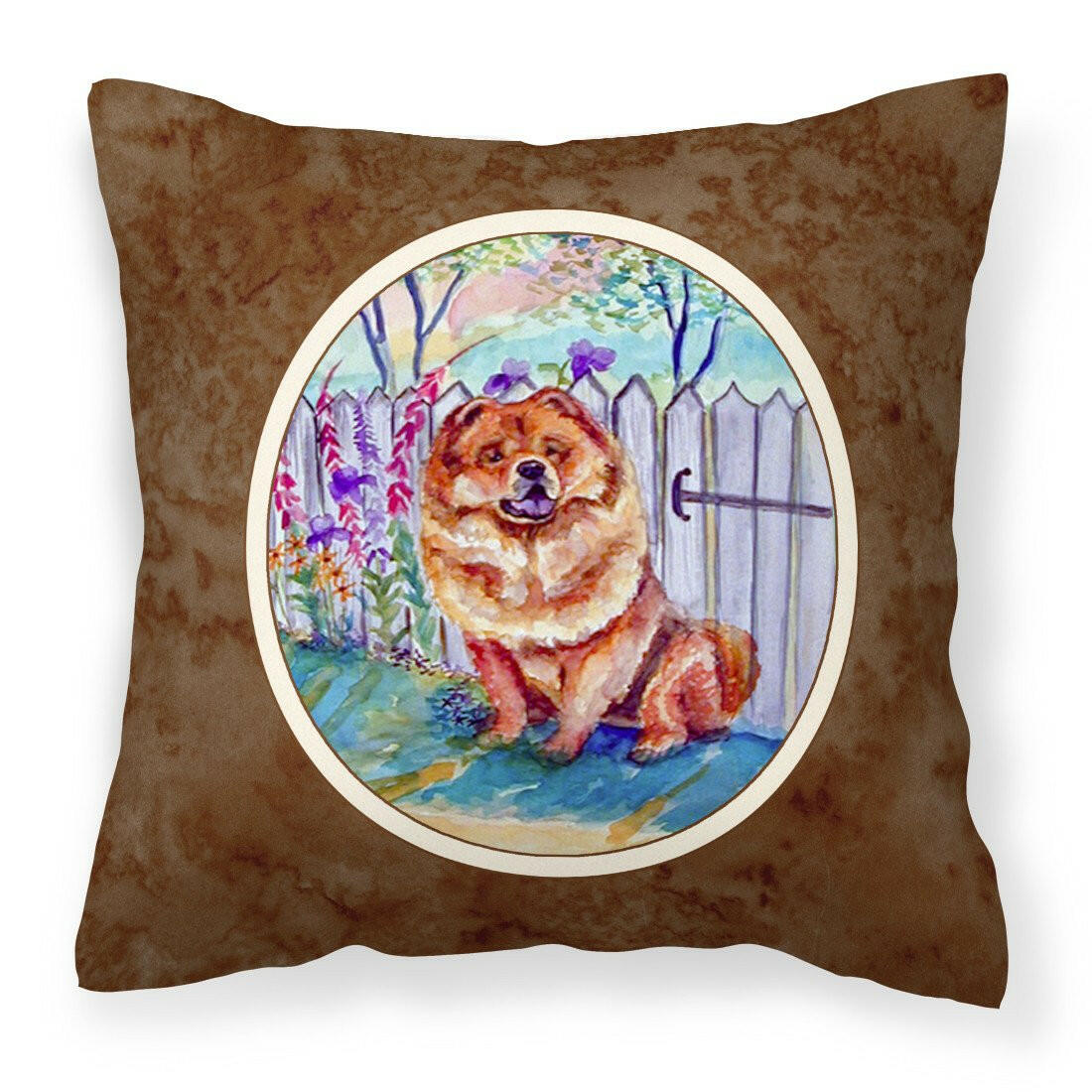 Chow Chow Fabric Decorative Pillow 7210PW1414 - the-store.com