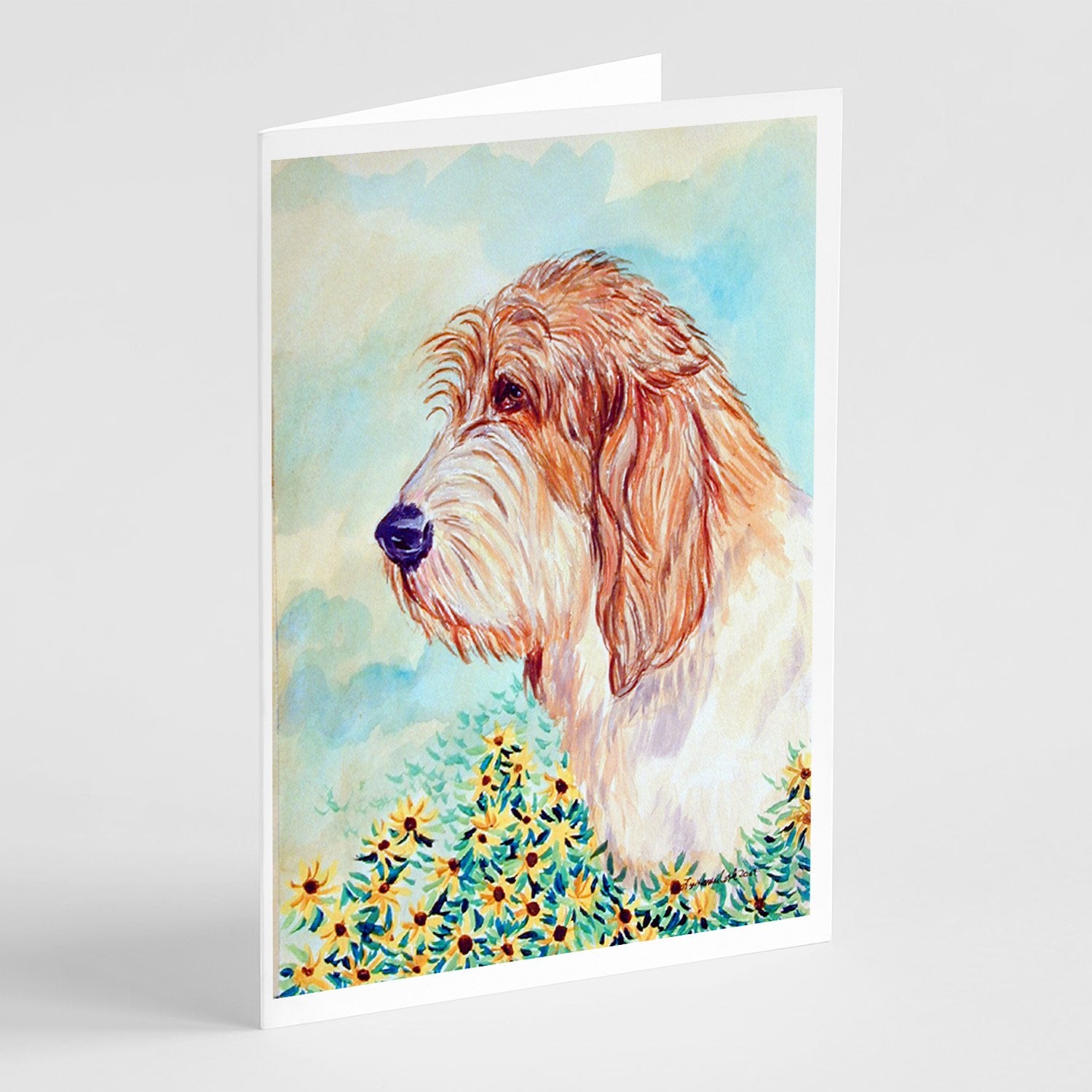 Buy this Petit Basset Griffon Vendeen PBGV Greeting Cards and Envelopes Pack of 8