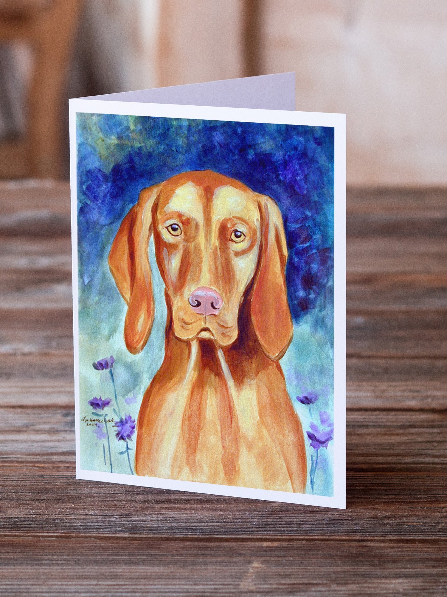 Vizsla Greeting Cards and Envelopes Pack of 8 - the-store.com