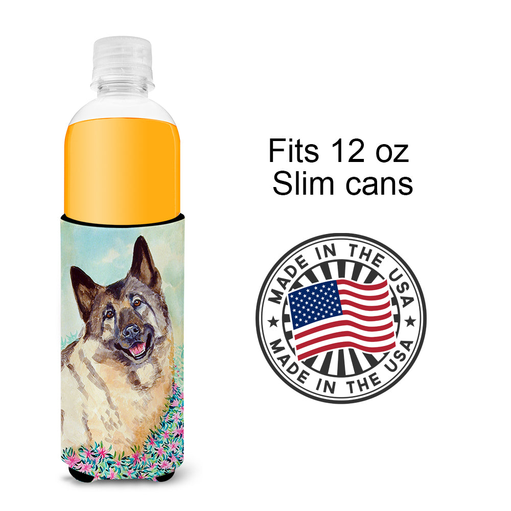 Norwegian Elkhound Ultra Beverage Insulators for slim cans 7231MUK.