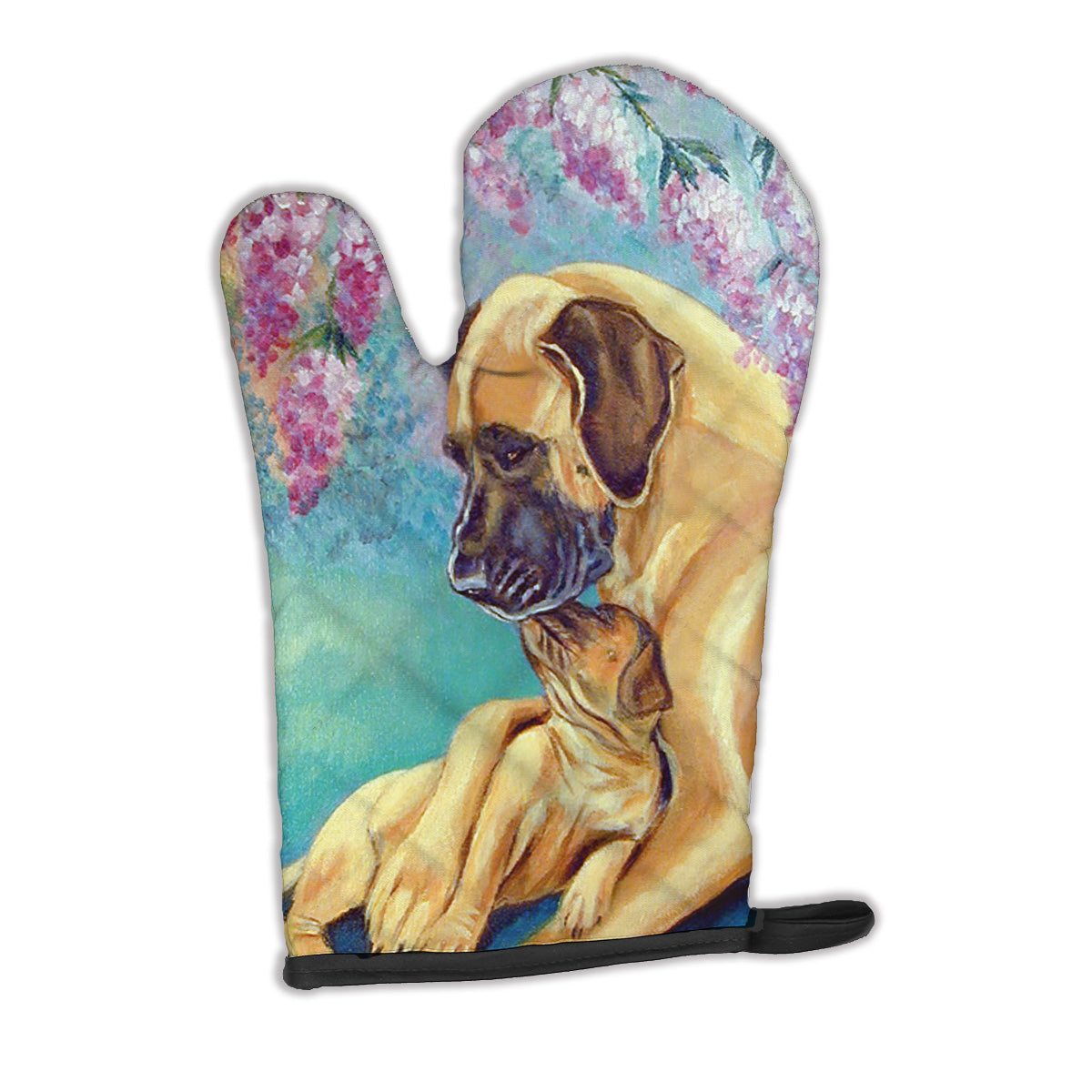 Great Dane and puppy Oven Mitt 7233OVMT  the-store.com.